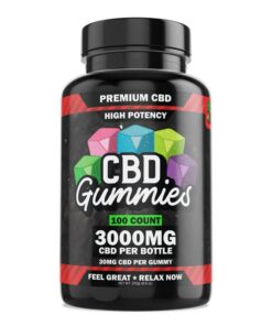 Hemp Bombs, High Potency CBD Gummies, Isolate THC-Free, 100ct, 3000mg CBD Germany