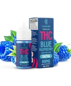 CanaPuff Blue Raspberry 89mg THC – Liquid, 30 ml Germany
