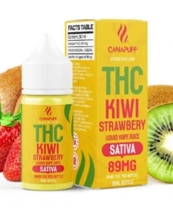 CanaPuff Kiwi Strawberry 89mg THC – Liquid, 30 ml Germany