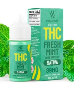 CanaPuff THC/2000mg CBD – Fresh Mint 89mg THC – Liquid, 30 ml Germany