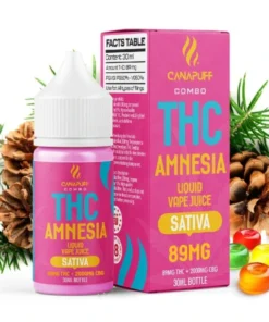 CanaPuff THC/2000mg CBD – Amnesia 89mg THC – Liquid, 30 ml Germany
